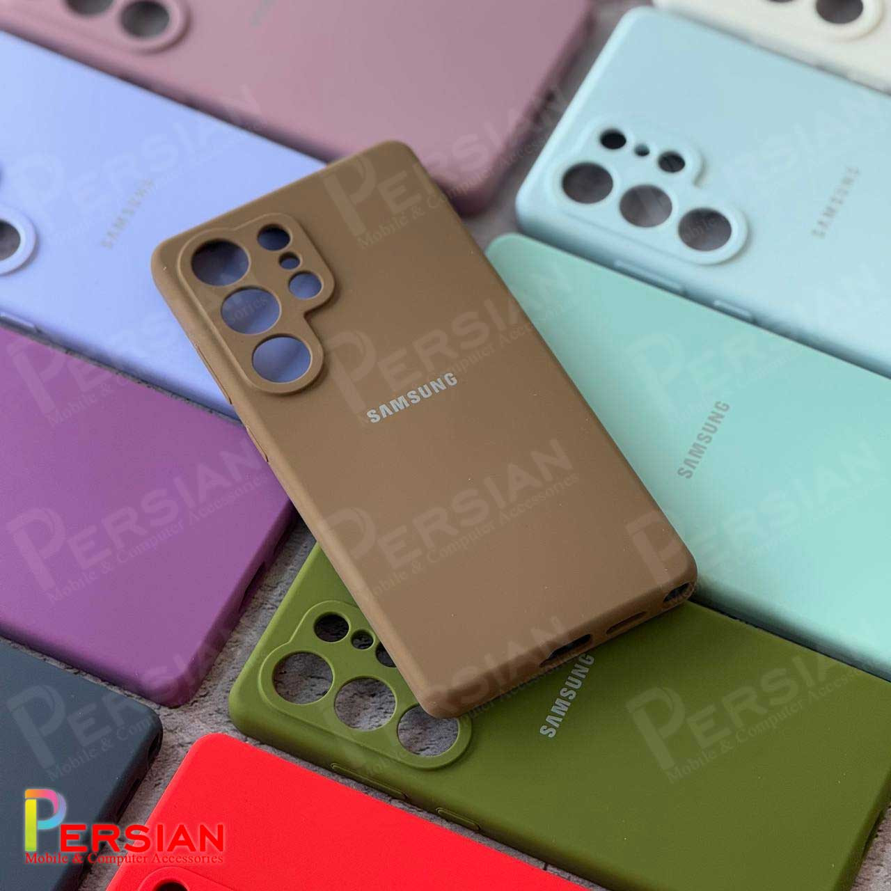 قاب سیلیکونی سامسونگ A16 پاک کنی اصلی با محافظ دوربین Silicone Cover Samsung A16