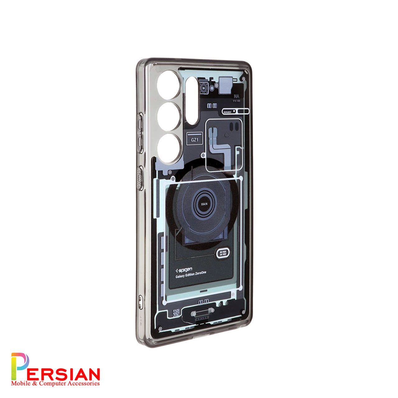 قاب سامسونگ اس 25 الترا برند اسپیگن Spigen Ultra Hybrid Mag Zero One Case Samsung 25 Ultra