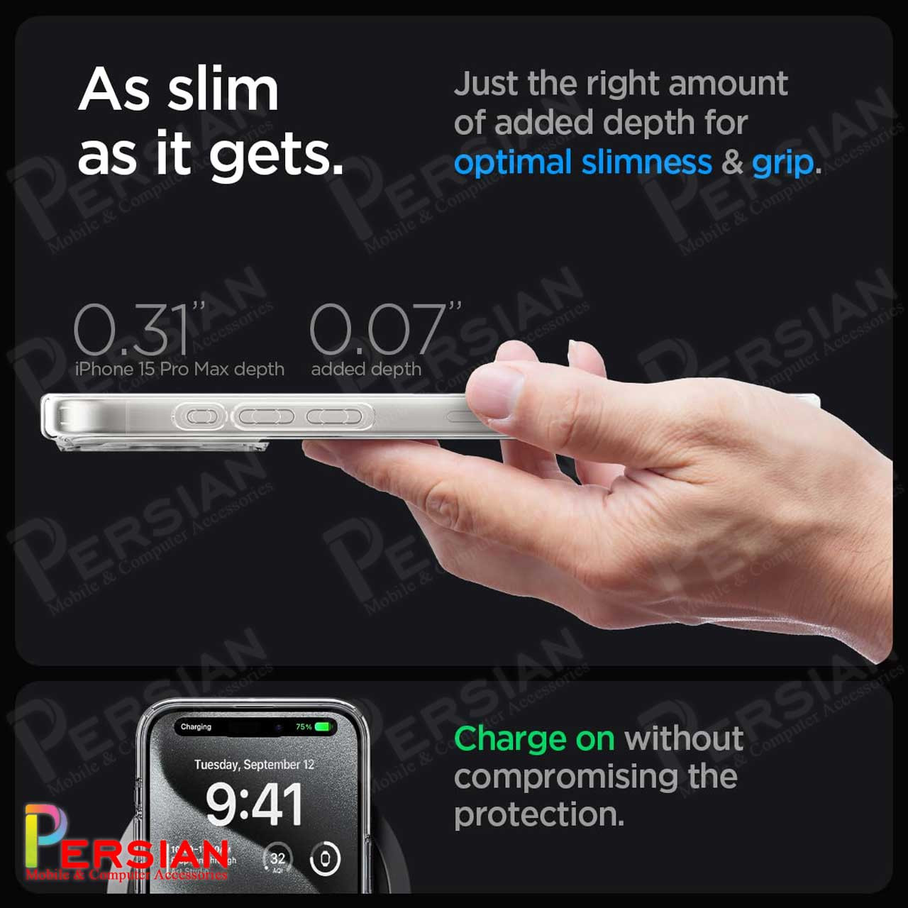 قاب آیفون 12 پرو اسپیگن Spigen Ultra Hybrid Zero One (MagFit) for iPhone 12 Pro
