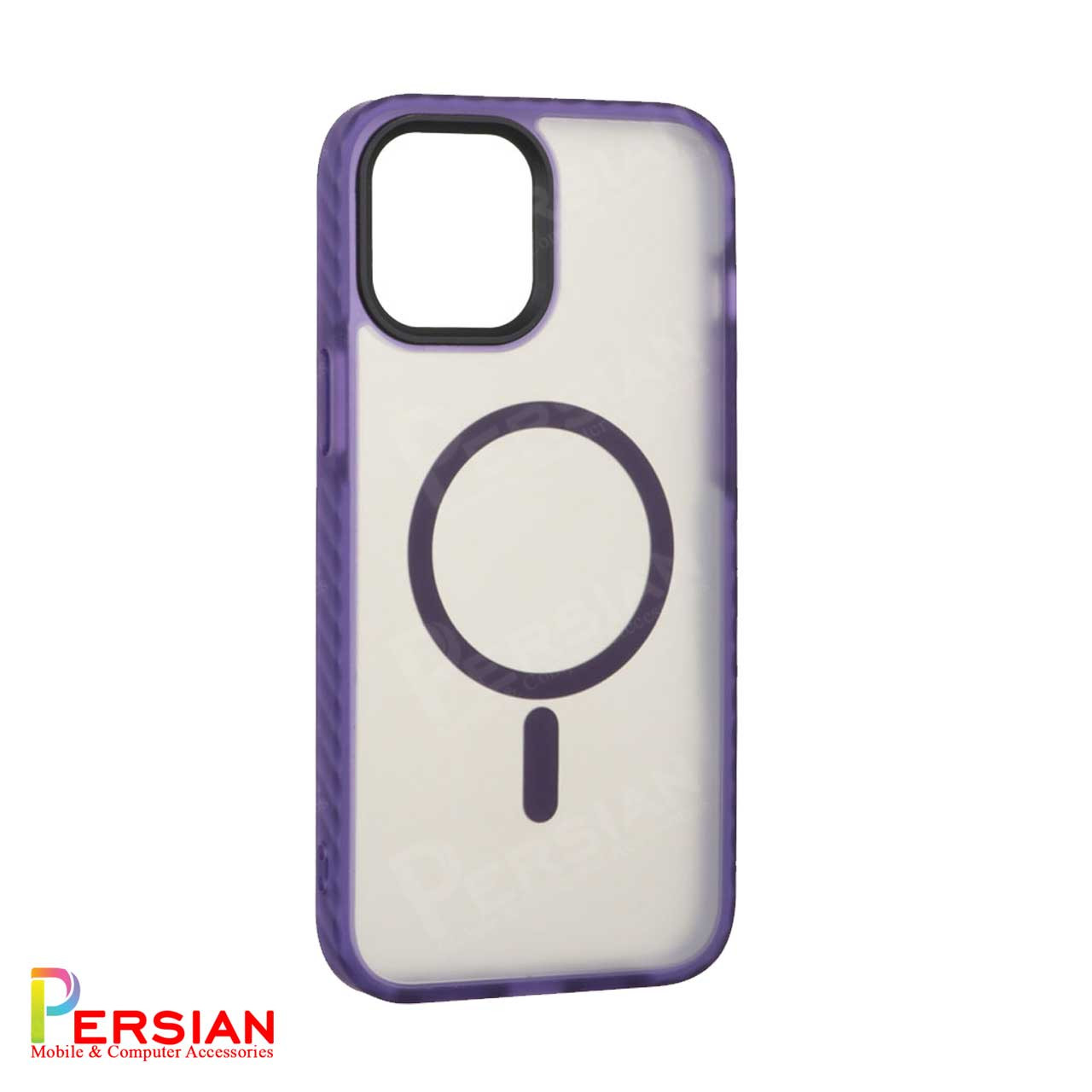 قاب گوشی آیفون 13 پرو پشت مات مگ سیف دور سیلیکونی مجیک ماسک Magic Mask iPhone 13 Pro
