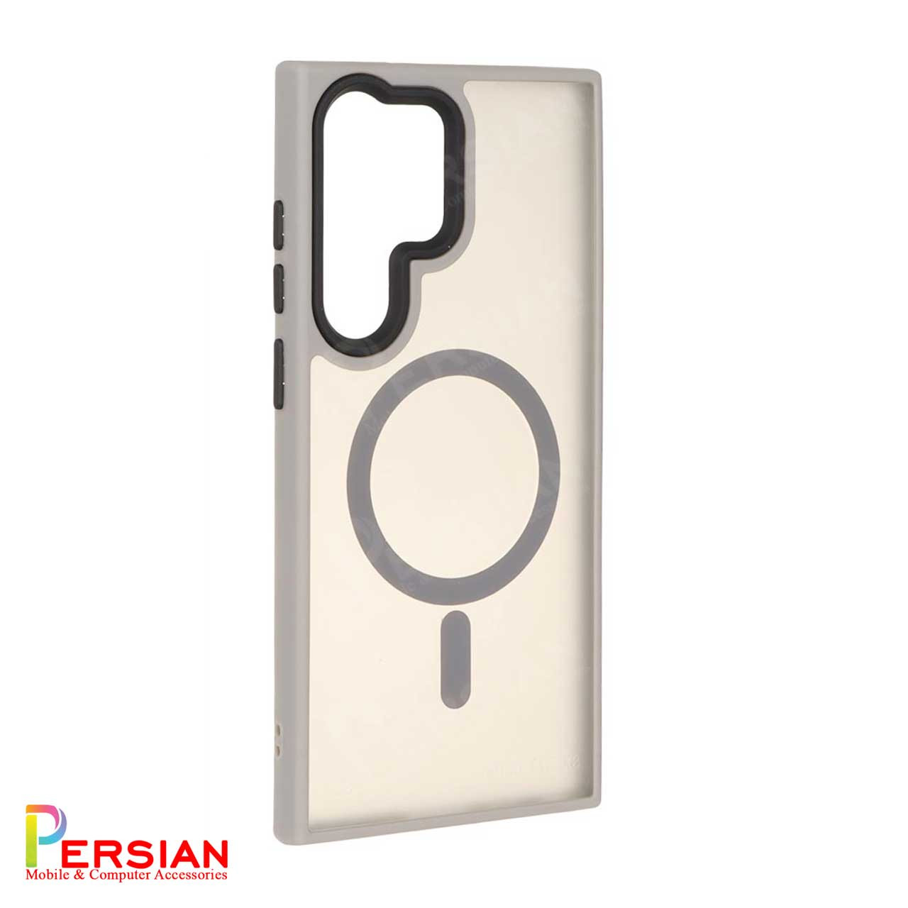 قاب گوشی سامسونگ S23 الترا پشت مات لنز برجسته مگ سیف مجیک ماسک Magic Mask MagSafe Matte Case Samsung S23 Ultra