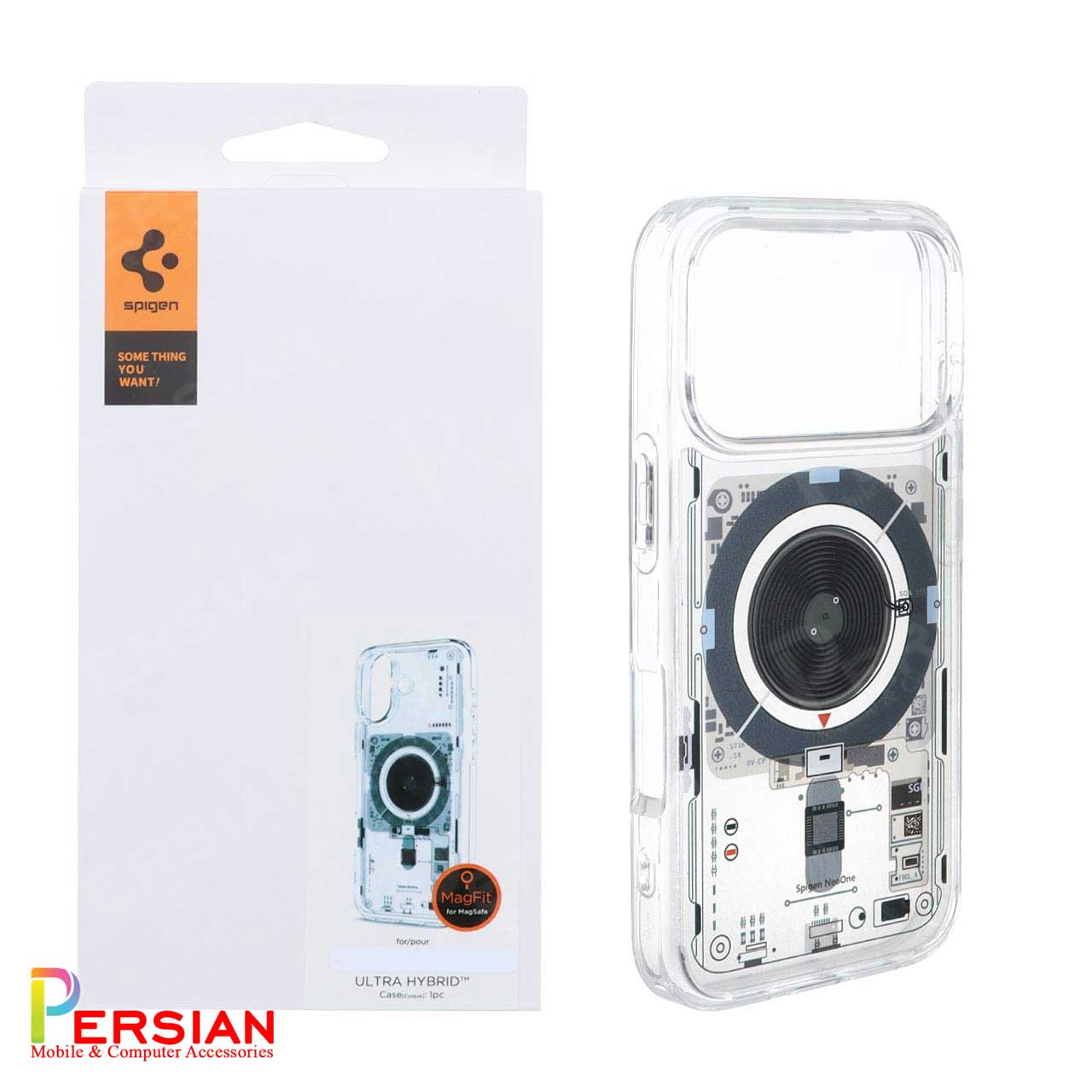 قاب آیفون ۱7 پرو طرح Neo One اسپیگن Spigen Ultra Hybrid Neo One (MagFit) iPhone 17 Pro