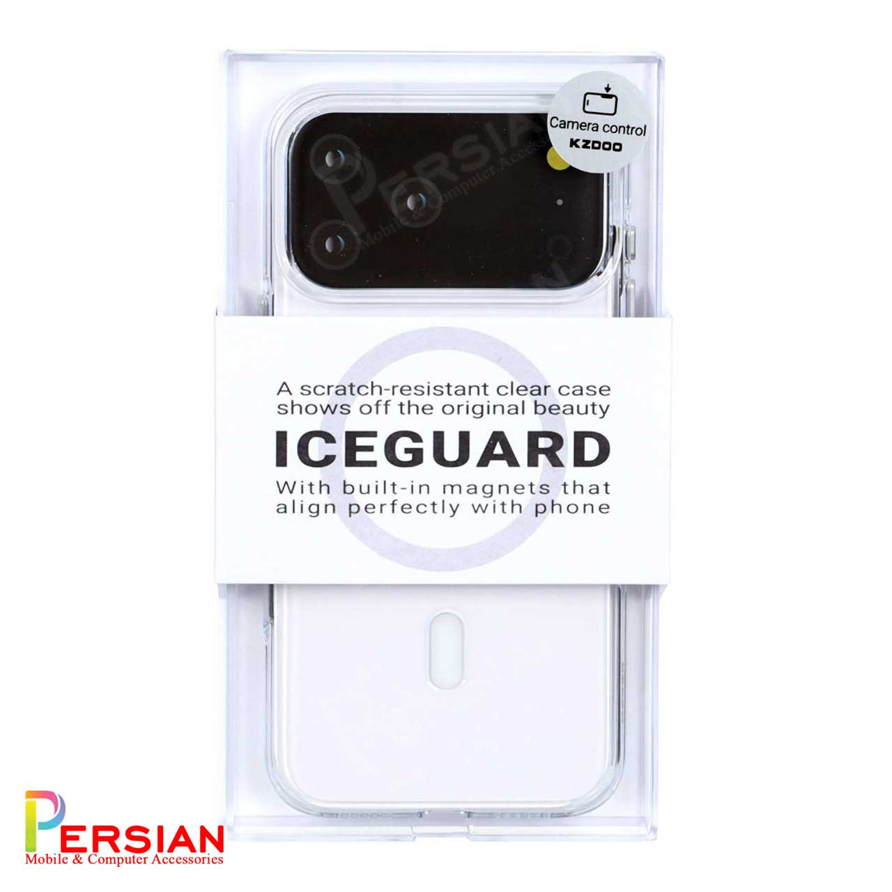 قاب شفاف مگ سیف کی دوو Apple iPhone 17 Pro مدل KDOO (KZDOO) Magsafe Iceguard
