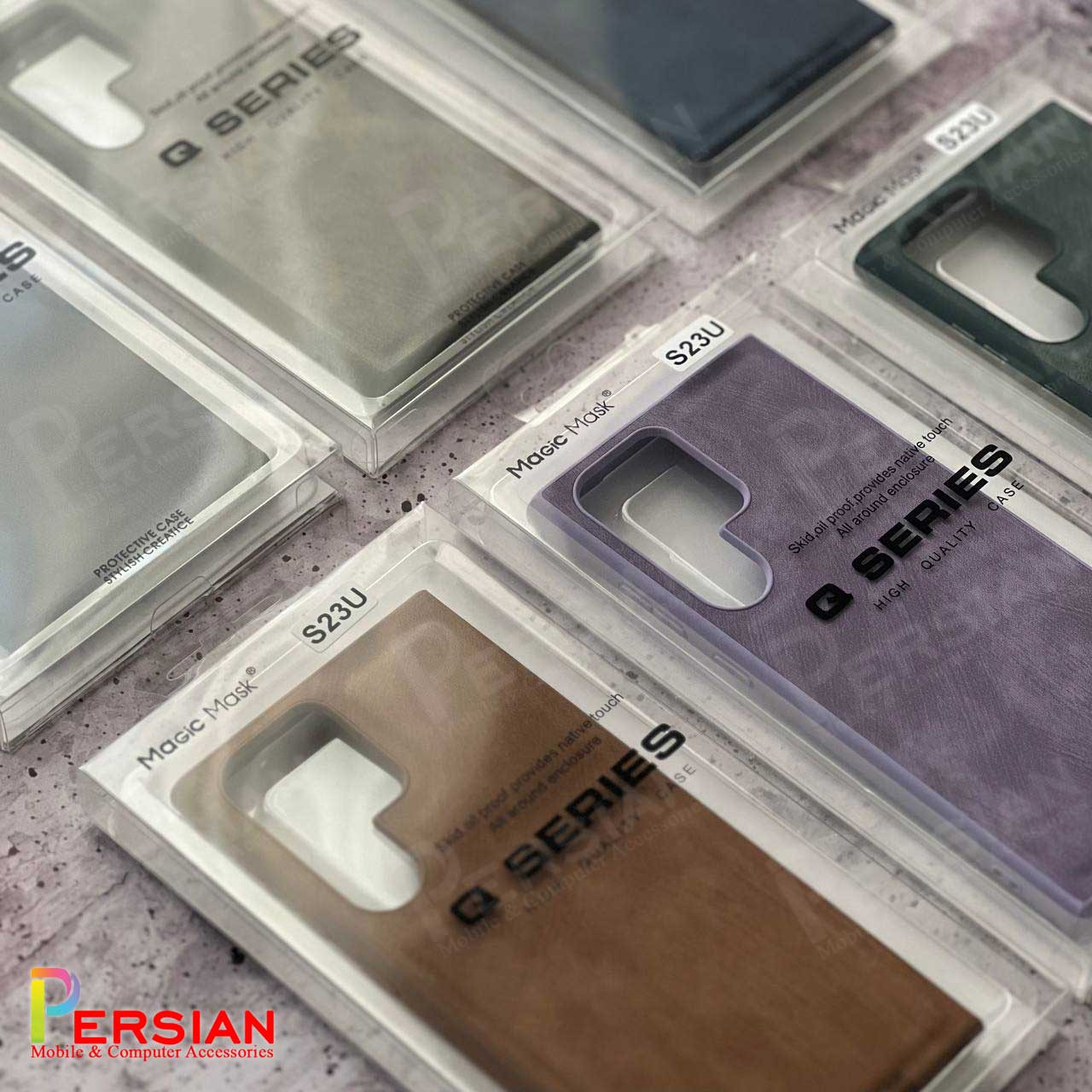 قاب گوشی سامسونگ A54 چرمی Woven برند مجیک ماسک Samsung A54