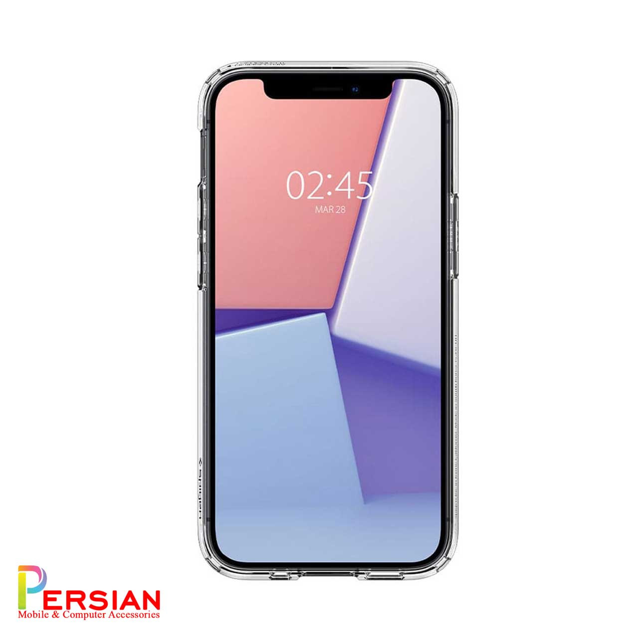 قاب اسپیگن برای آیفون ۱۲/۱۲پرو Spigen Crystal Hybrid case iPhone 12 /12 Pro