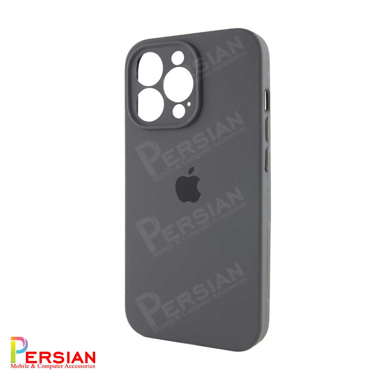 قاب سیلیکونی آیفون 15 پرو پاک کنی اورجینال Apple iPhone 15 Pro محافظ لنزدار