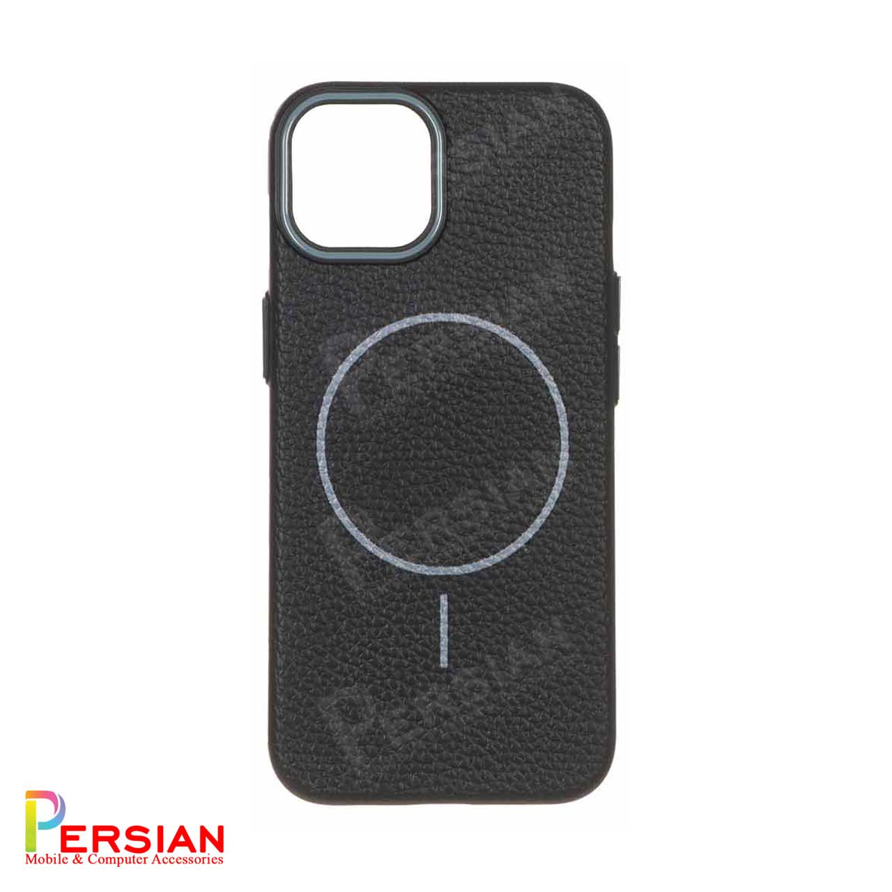 قاب گوشی آیفون 13 پرومکس چرمی نرم برند مجیک ماسک با مگ سیف Leather Soft iPhone 13 Pro Max
