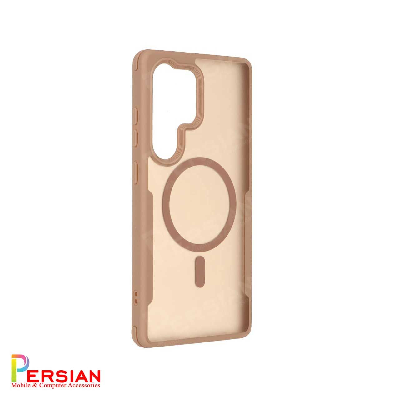 قاب گوشی سامسونگ اس 25 الترا پشت مات لنز برجسته مگ سیف مجیک ماسک Magic Mask MagSafe Matte Case Samsung S25 Ultra