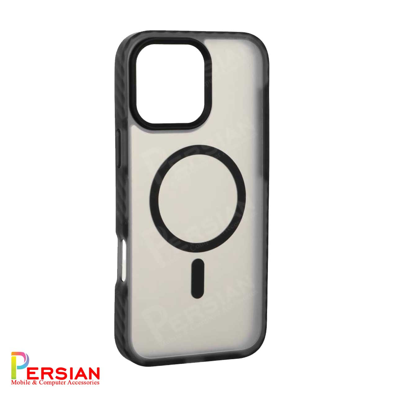 قاب گوشی آیفون 16 پشت مات مگ سیف دور سیلیکونی مجیک ماسک Magic Mask iPhone 16