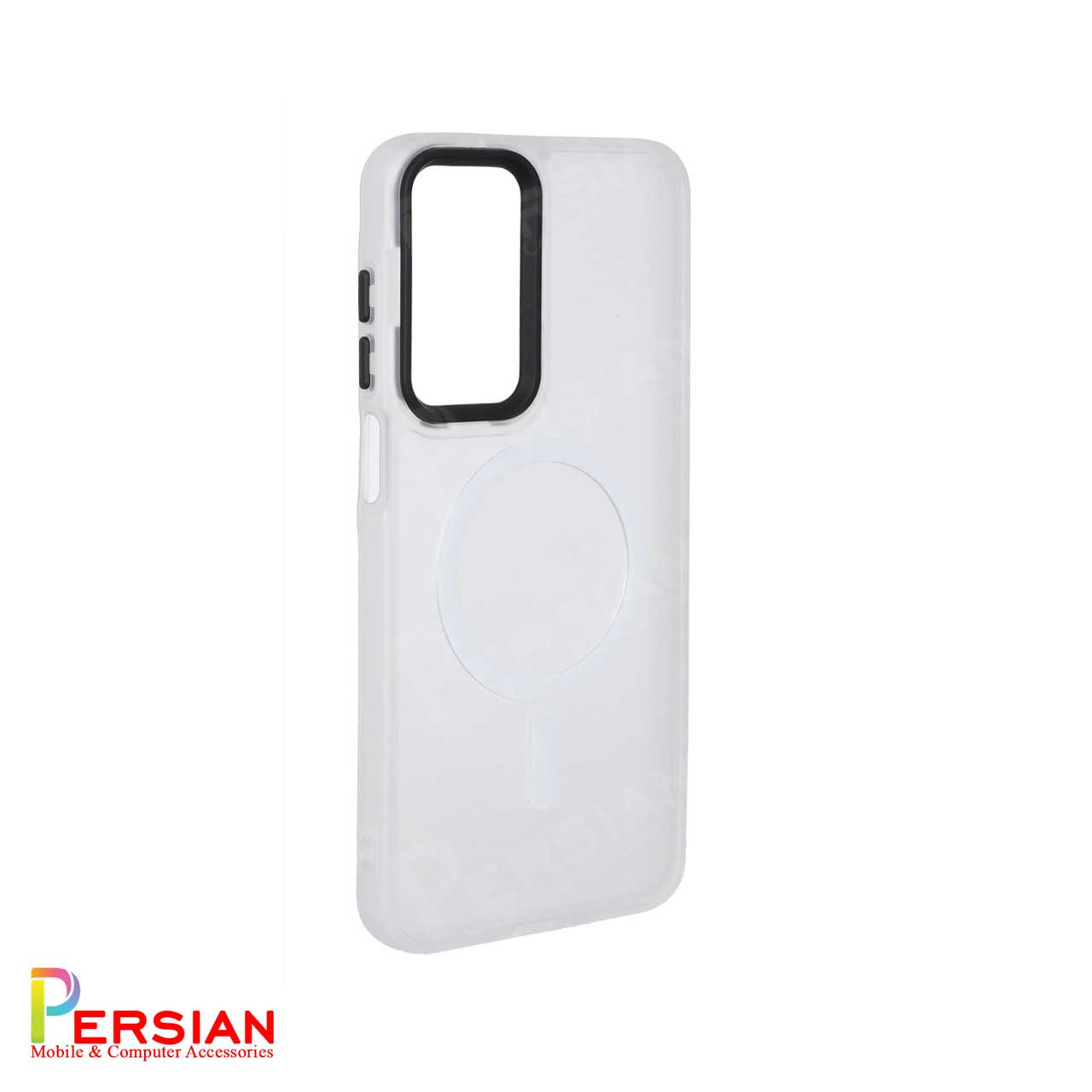 قاب گوشی سامسونگ A17 پشت مات لنز برجسته مگ سیف مجیک ماسک Magic Mask MagSafe Matte Case Samsung A17