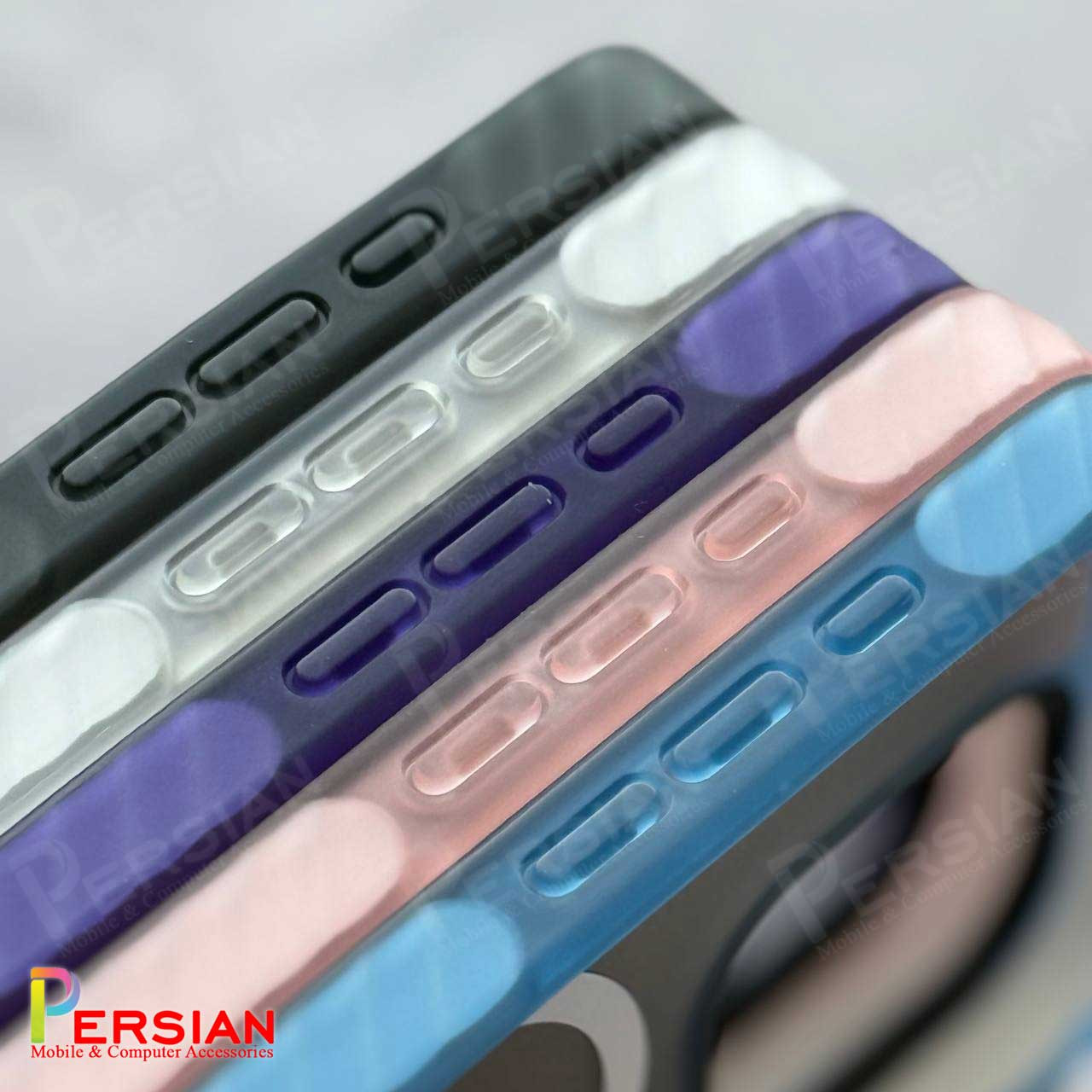 قاب گوشی آیفون 12 پرو پشت مات مگ سیف دور سیلیکونی مجیک ماسک Magic Mask iPhone 12 Pro