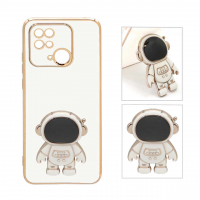 قاب طرح فضانورد استند دار الکتروپلیتینگ شیائومی Xiaomi Redmi 10C / Poco C40