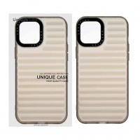 قاب پافر ژله ای شفاف CaseTify مدل IPhone 12 / 12 Pro - دودی