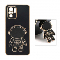 قاب طرح فضانورد استند دار الکتروپلیتینگ شیائومی ردمی نوت Xiaomi Redmi Note 10 4G / 10s