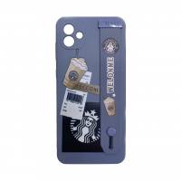 قاب گوشی استارباکس با بند دستی استندشو و محافظ لنز دار سامسونگ Samsung A04