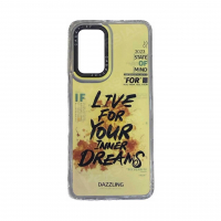 قاب گوشی هولوگرامی سامسونگ Samsung A33 محافظ لنز فلزی - طرح Live