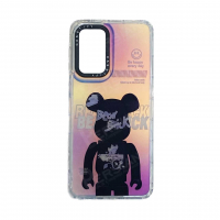 قاب گوشی هولوگرامی سامسونگ Samsung A13 4G محافظ لنز فلزی - طرح خرس