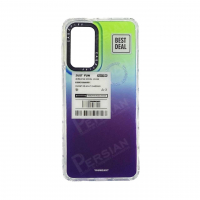 قاب گوشی هولوگرامی سامسونگ Samsung A32 4Gمحافظ لنز فلزی - طرح بارکد