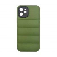 قاب گوشی ایفون 14  برند یونیک کیس پافر دار بالشتی محافظ لنزدار iPhone 12