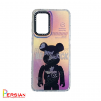 قاب گوشی هولوگرامی سامسونگ Samsung A52-52s محافظ لنز فلزی - بارکد