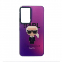 قاب گوشی هولوگرامی CaseTify سامسونگ Samsung S21 FE محافظ لنز و دکمه فلزی - طرح کارل مرد