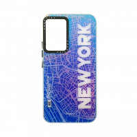 قاب گوشی هولوگرامی CaseTify سامسونگ Samsung A52 محافظ لنز و دکمه فلزی - طرح نیویورک