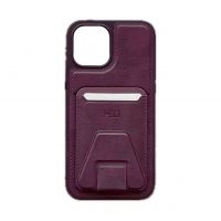 قاب چرمی و جاکارتی استند شو آیفون 12 اچ دی دی HDD iphone 12 Card Holder Leather Case