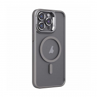 قاب آیفون 15 پرومکس شفاف استند شو ایسون کیس با مگ سیف و محافظ لنز رینگی Eason Case IPhone 15 Pro Max