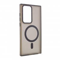 قاب گوشی سامسونگ S23 Ultra مات رنگی مگ سیف دار مچیک ماسک با لنز و دکمه متال