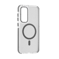 قاب مگ سیف دار گوشی سامسونگ A56 طرح کربن برند مجیک با لنز و دکمه متال Magic Carbon Metal Magsafe Samsung A56