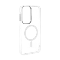 قاب شفاف گوشی سامسونگ S21 الترا برند بلکین با مگ سیف و دکمه و رینگ متال Belkin For Samsung S21 Ultra