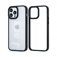 قاب آیفون 13 پرومکس برند مجیک ماسک Magic Mask Q series IPhone 13 Pro Max شفاف دور لاکی