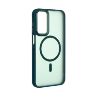 قاب گوشی سامسونگ A35 مات مگ سیف دار با لنز برجسته طرح کربن STYLISH PREMIUM Samsung A35